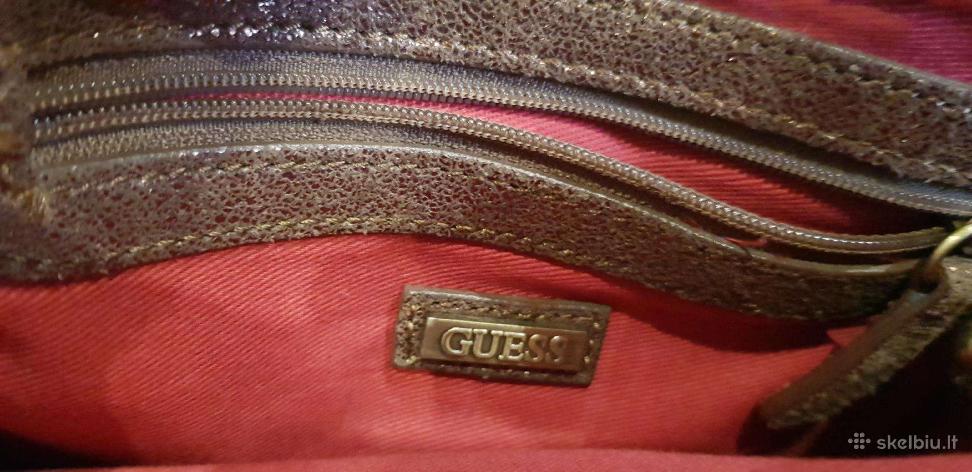 Guess natūralios odos mini rankinė