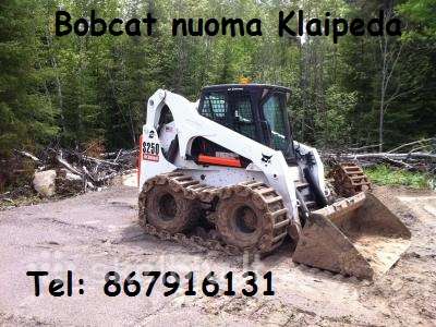 Bobcat S250, statybos transporto nuoma