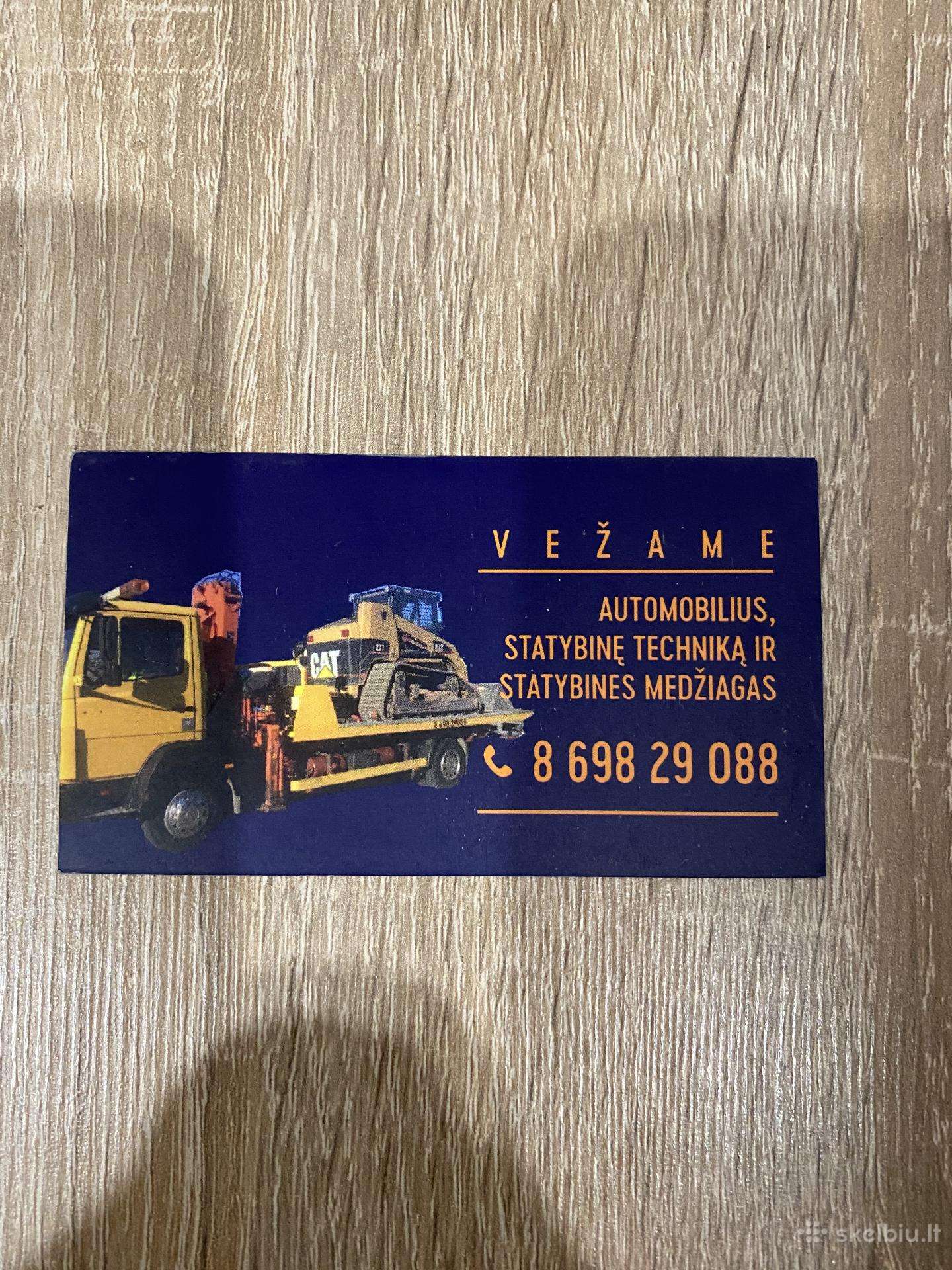 Vezame zvyra smeli skalda juodzemi+ mini krautuvas