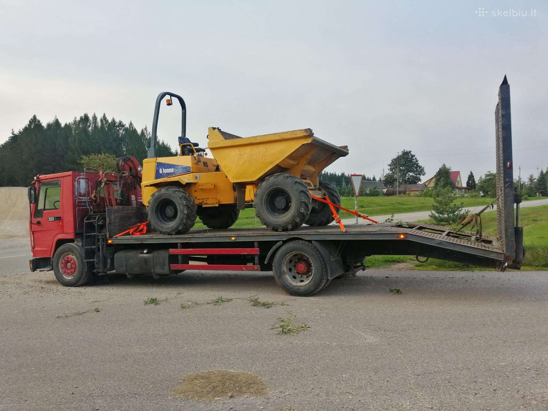 Cat 305, statybos transporto nuoma