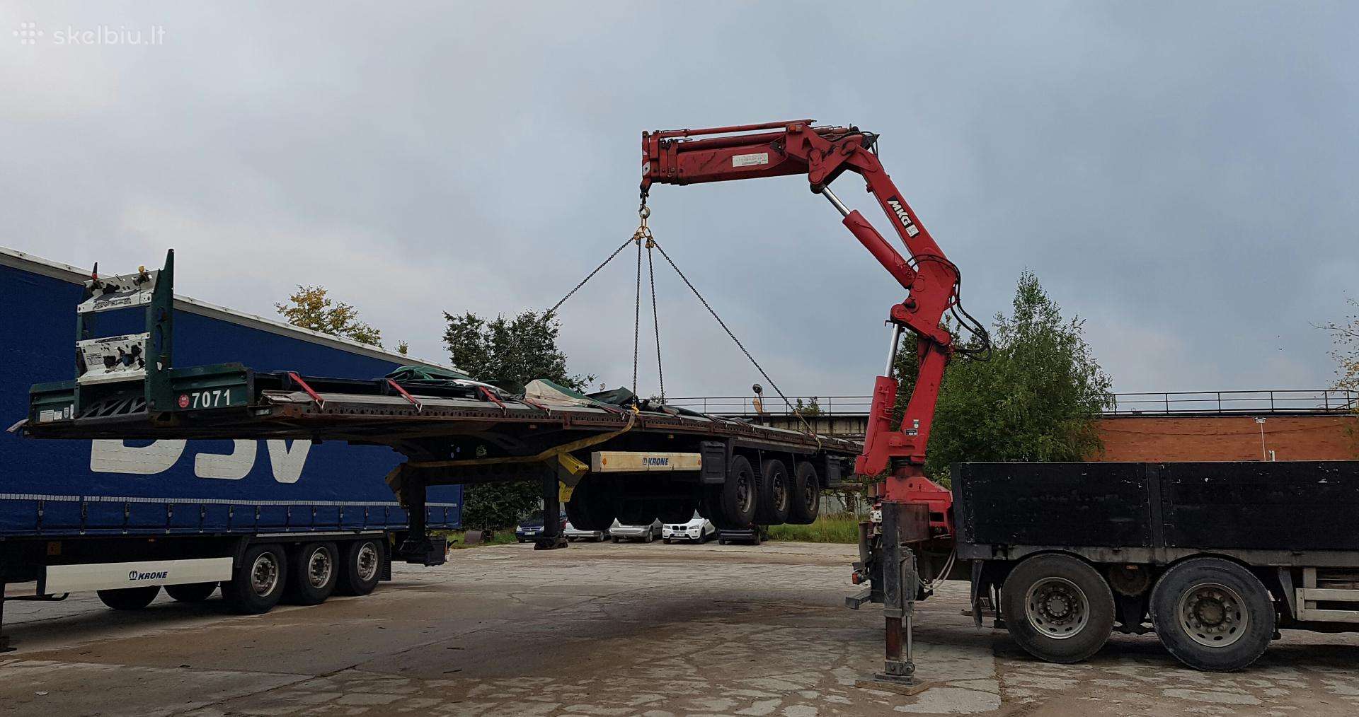 Fiskaro Manipuliatoriaus Krano nuoma, 24m strelė