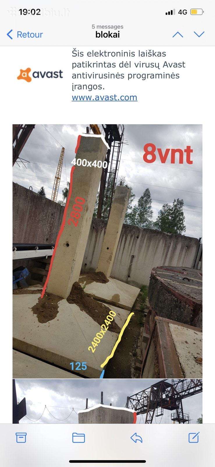 Betono stulpai