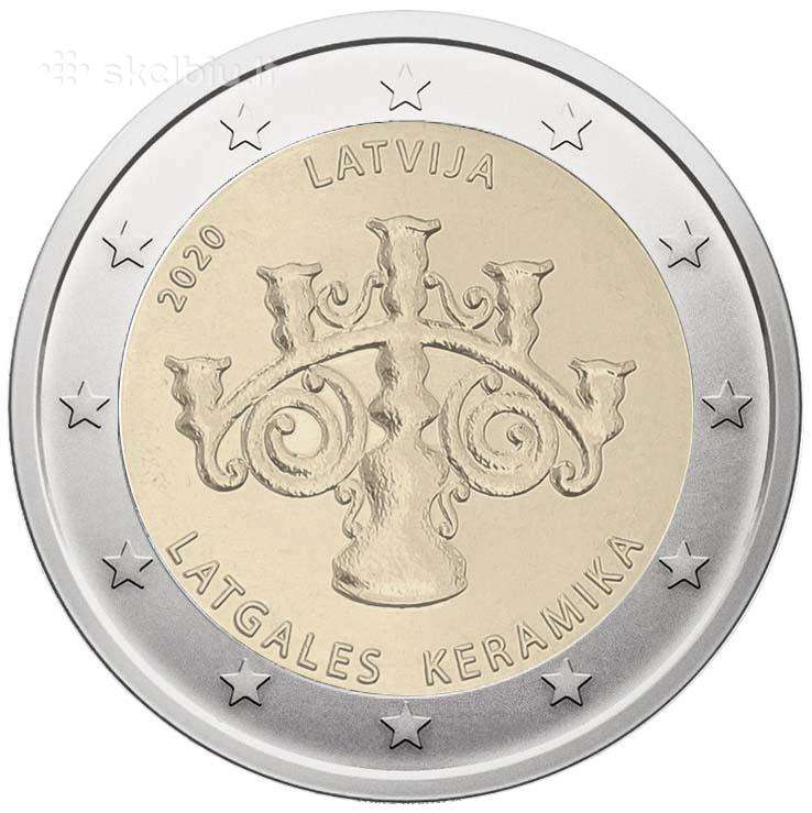 Latvija 2 Euro, 2020 ir 2021 proginės monetos