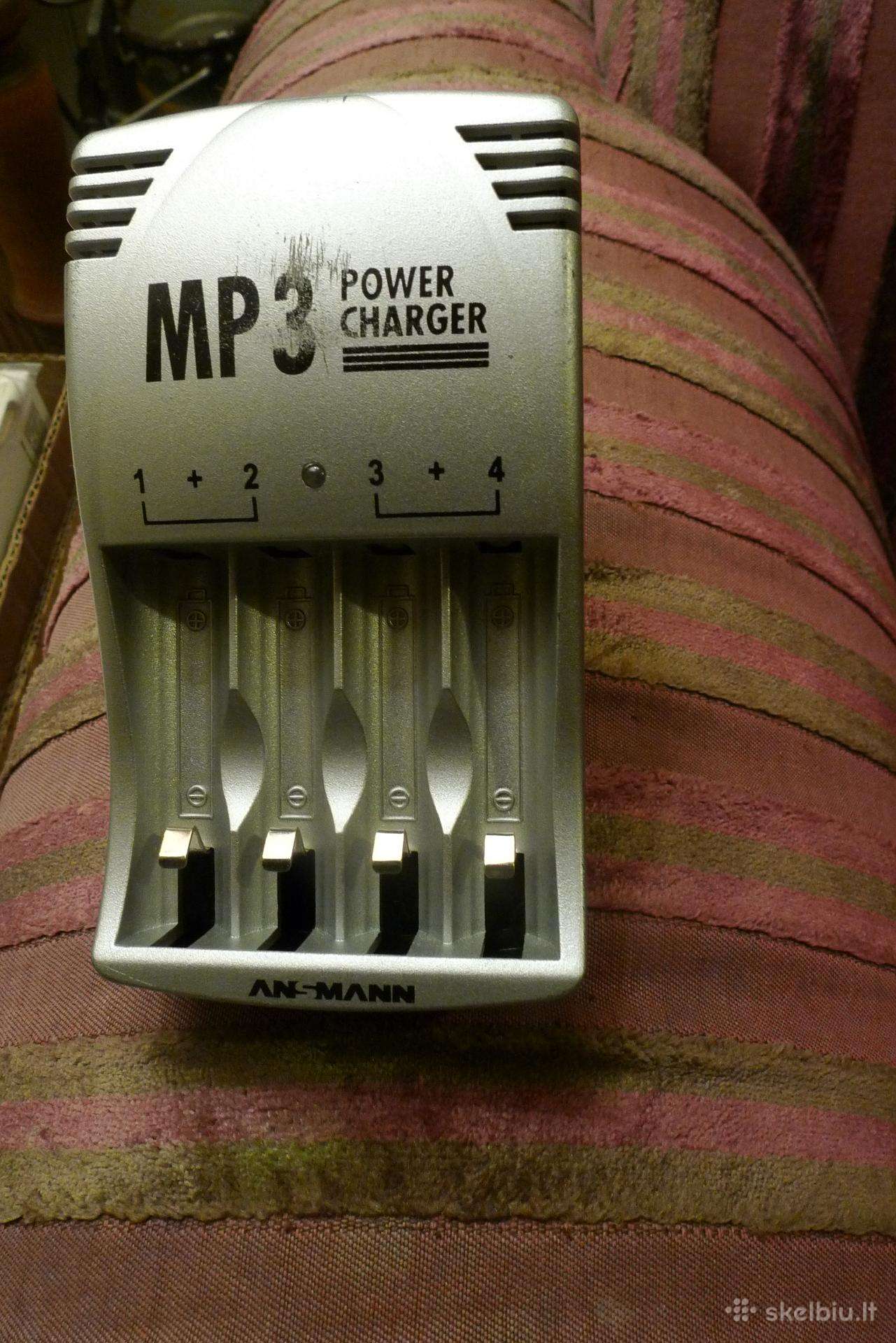 Mp3 bateriju Aa pakrovejas