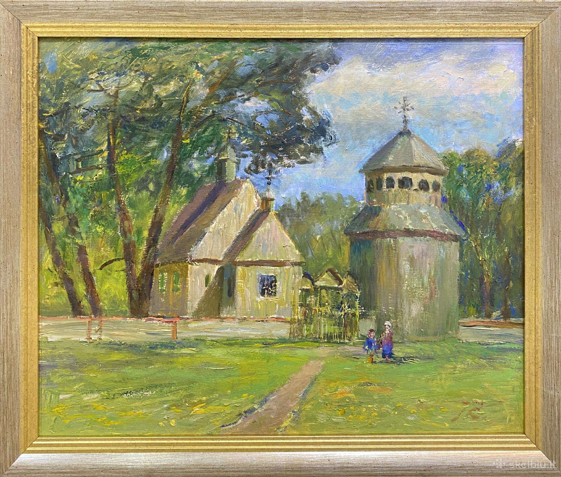 Paveikslas Palūšė, dail Jeronimas Čiuplys