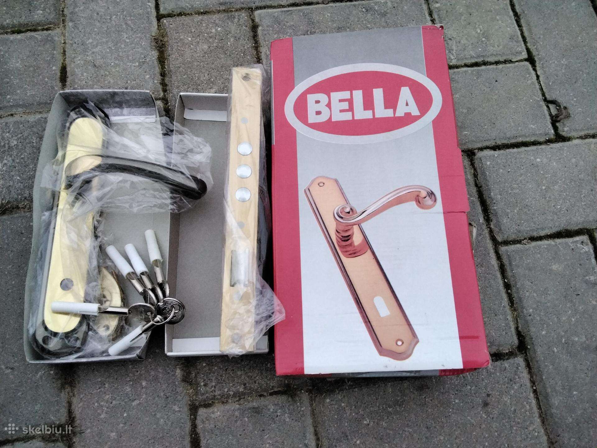 Lauko duru spyna su rankena