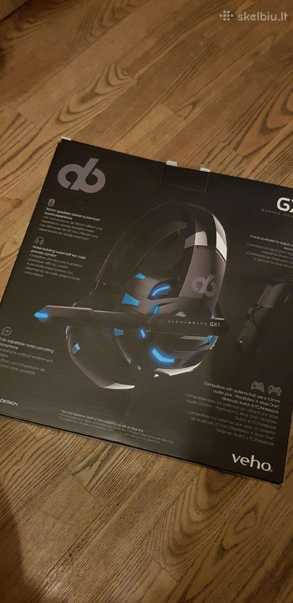 Veho Alpha Bravo gaming headset - Skelbiu.lt