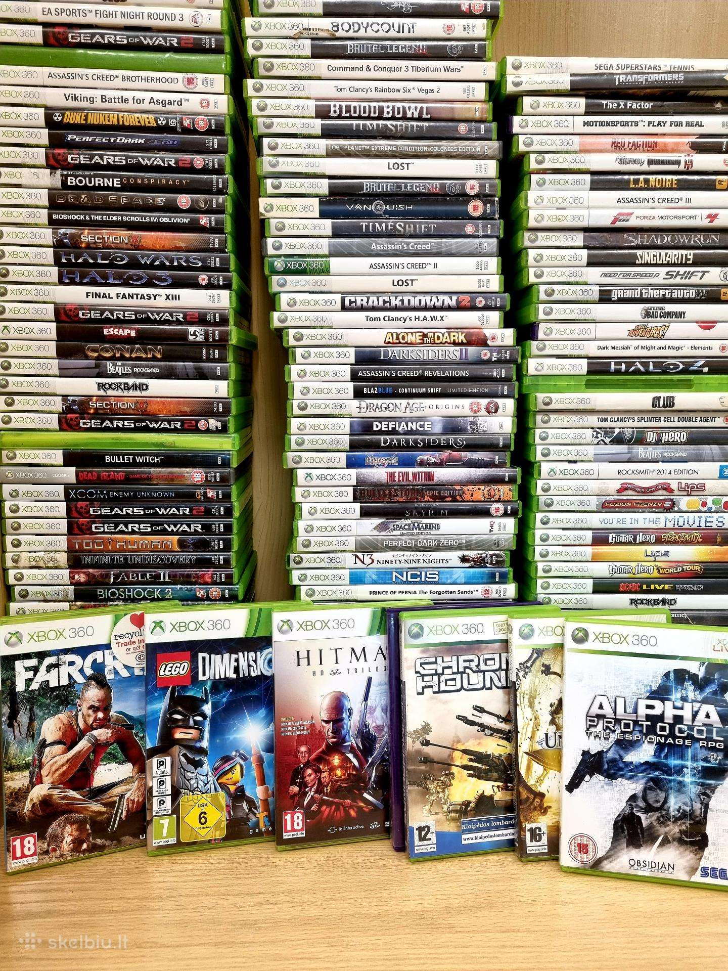 Xbox360, Xbox One, PS3, Ps4, Nintendo žaidimai