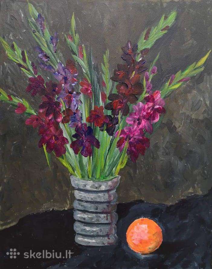 Paveikslas ,Gladiolės,