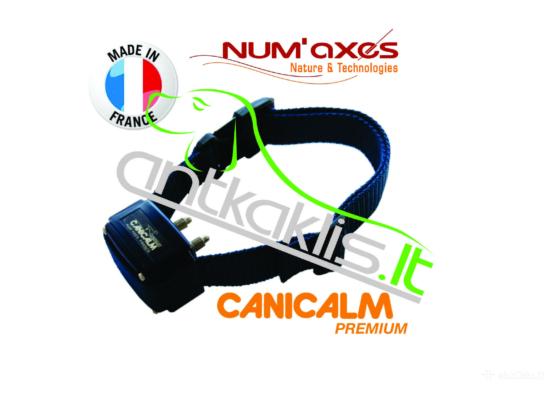 Antkaklis lojimui nuo lojimo Canicalm Premium