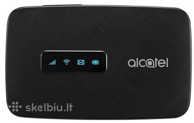 Laisvas ir naujas juodas Alcatel Mw40v 4G modemas