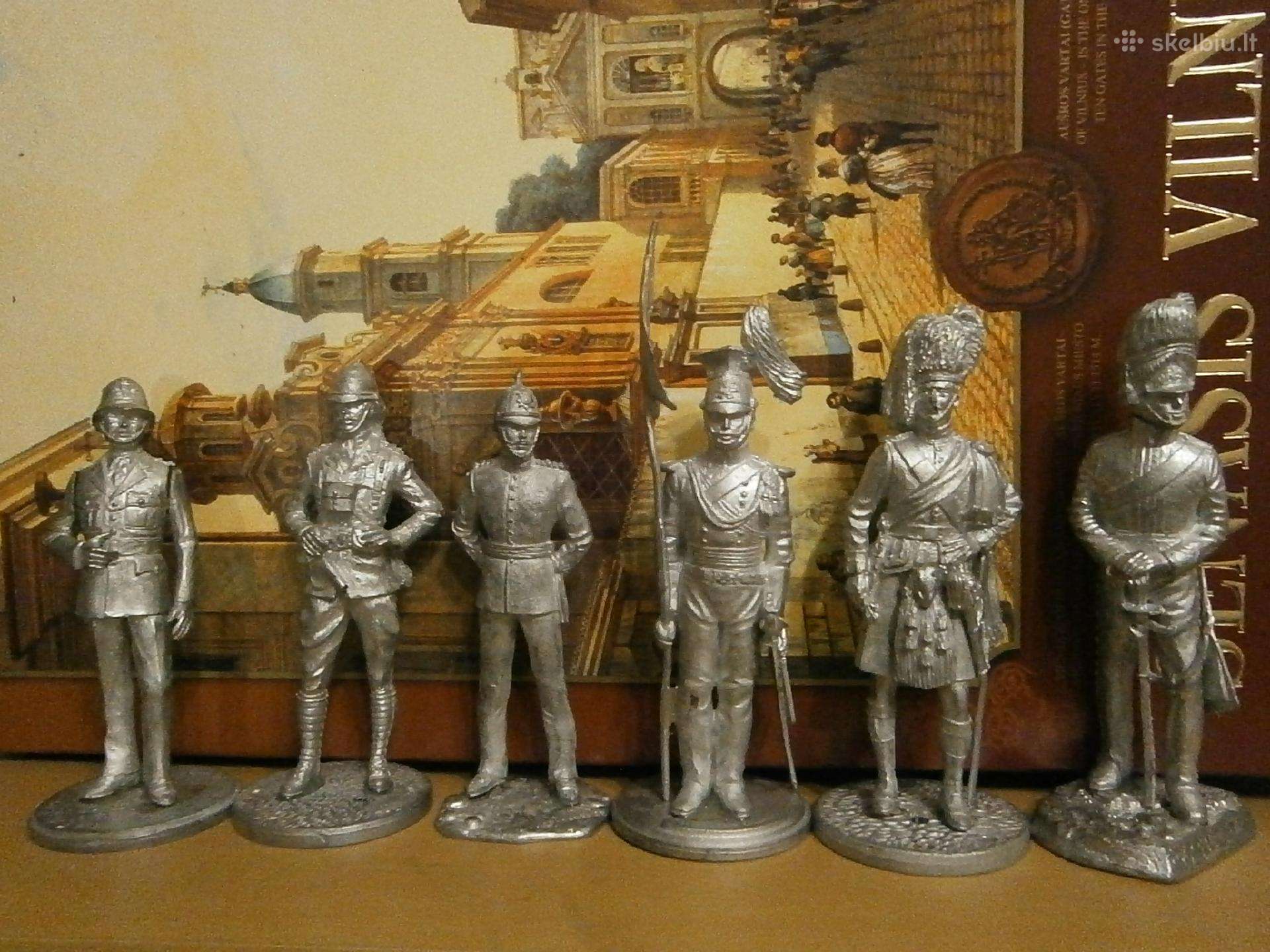 Metaliniai senoviniai Anglijos pareigūnai 9,5-11cm