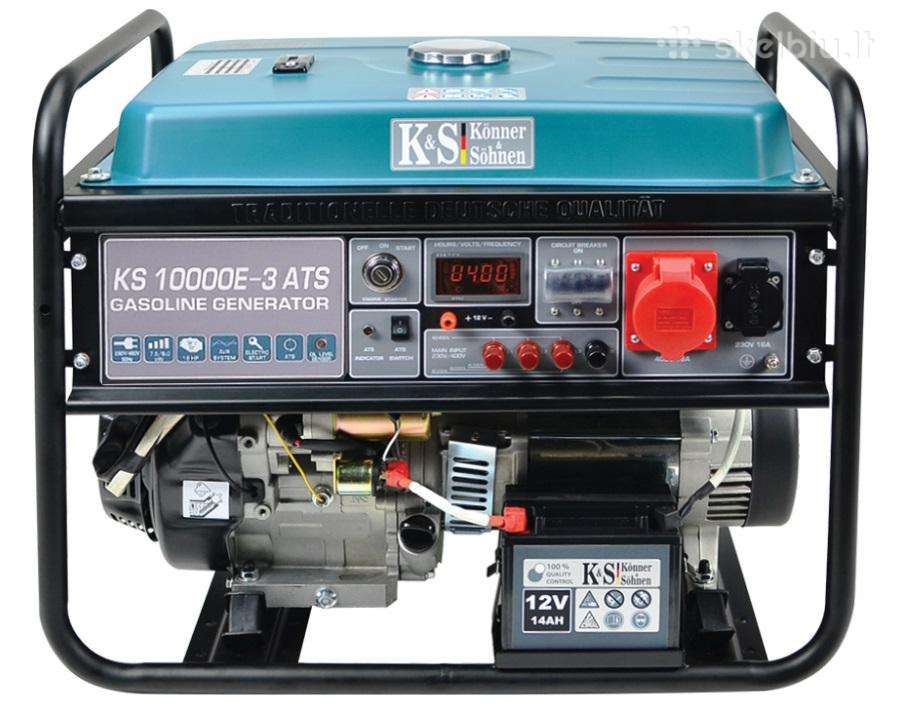 Elektros generatorius Könner & Söhnen su Ats 8kw
