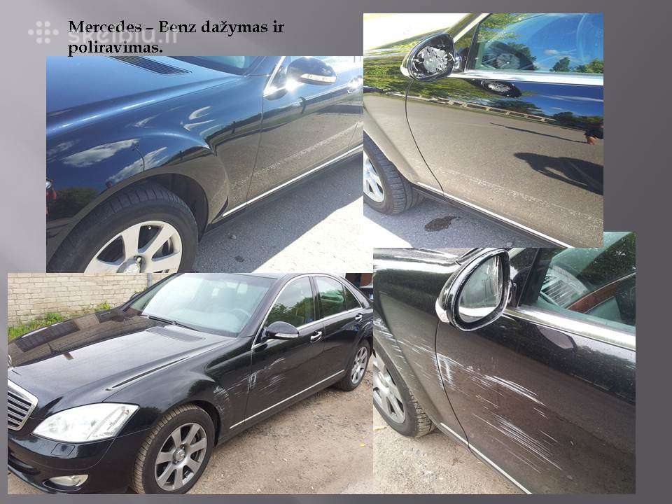 Profesionalus automobilių dažymas Kaune
