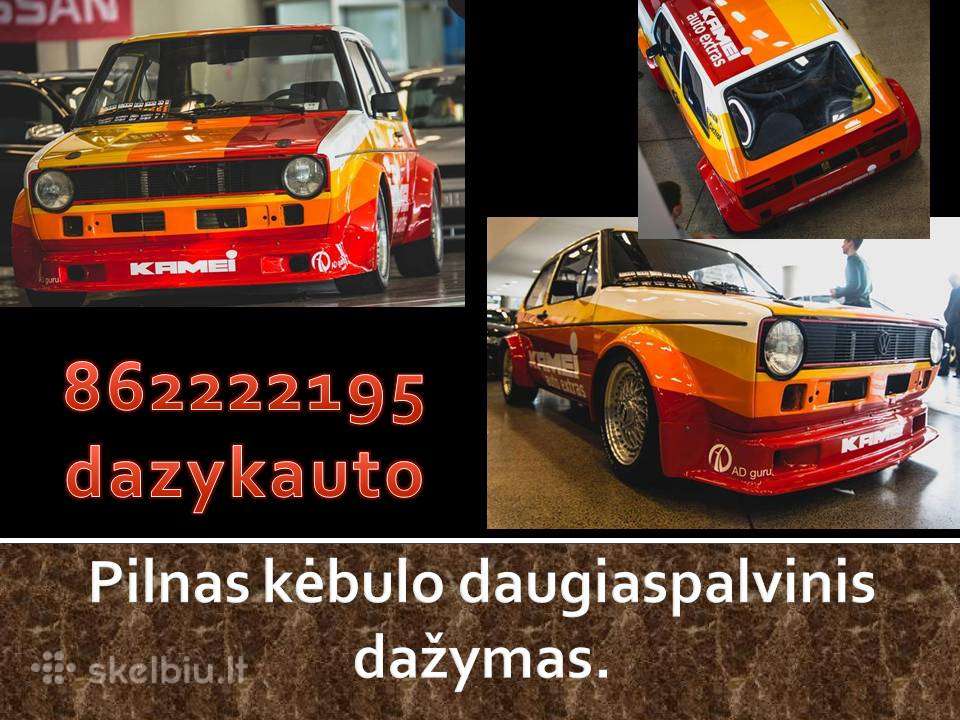 Profesionalus automobilių dažymas Kaune