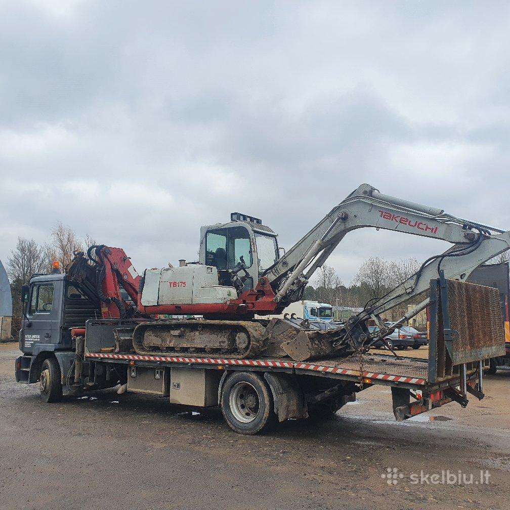 Takeuchi Tb175, statybos transporto nuoma