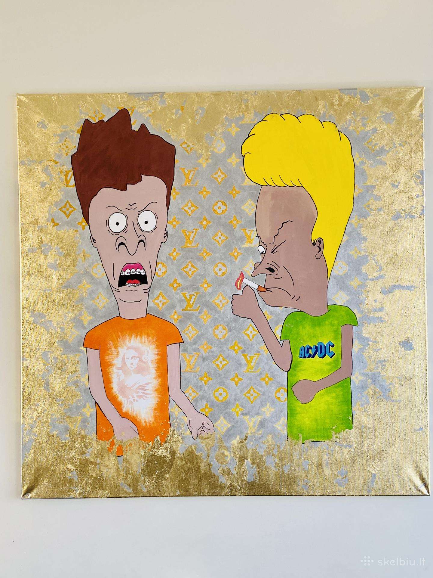 Paveikslas Beavis & Butthead akrilas ant drobės