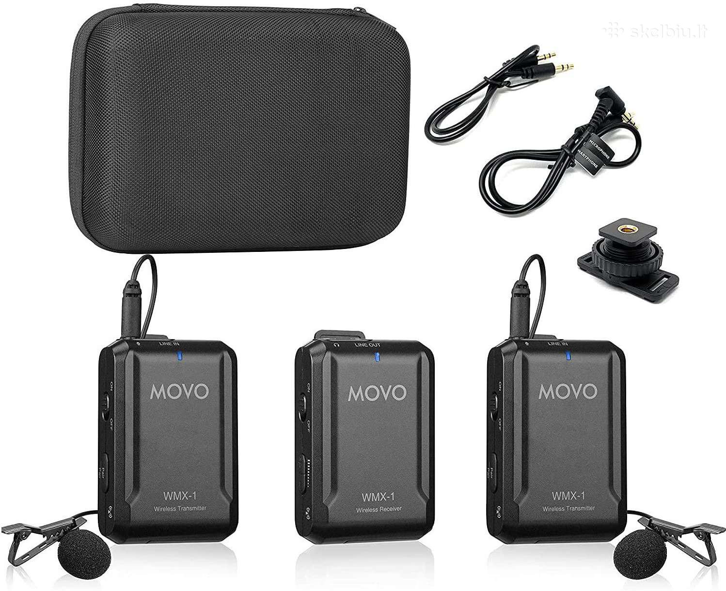 Movo Wmx-1-duo 2.4ghz Belaidžių Mikrofonų Sistema