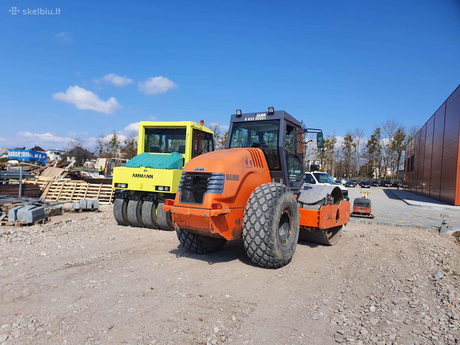 Ammann 240, прокат строительного транспорта