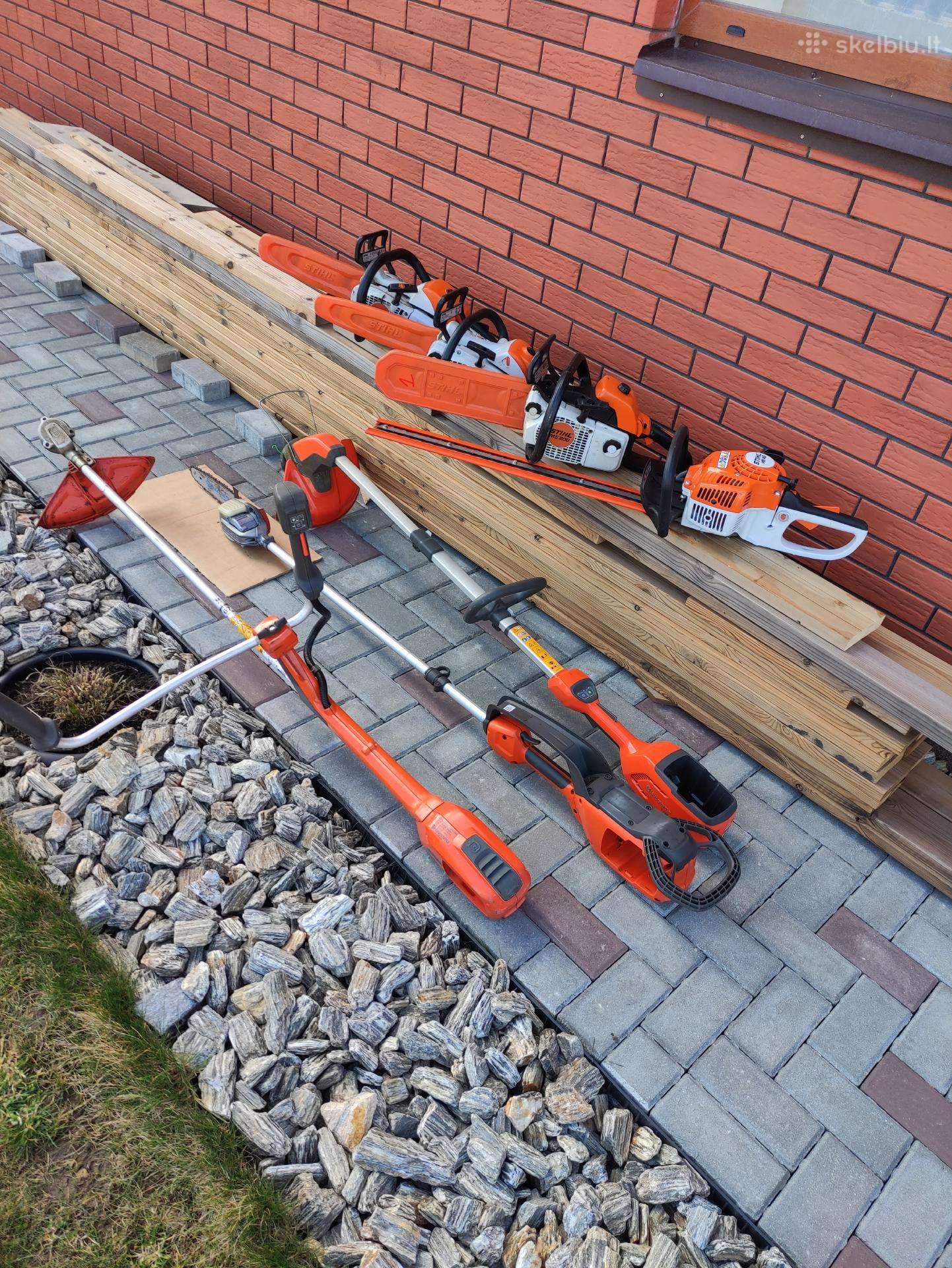 Husqvarna.stihl sodo irankiai