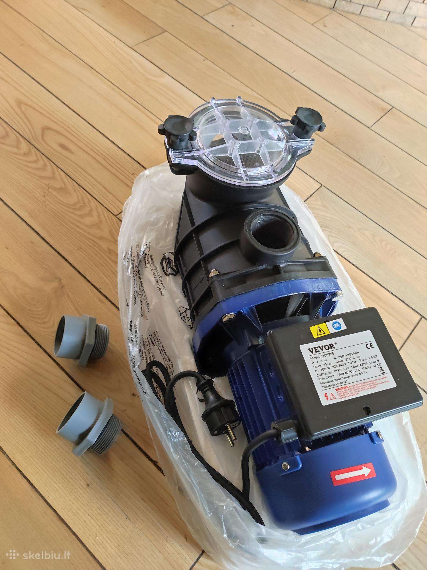 Sodo siurblys vandeniui 0.75kw, 250l/min