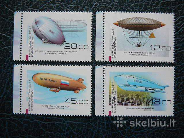 Dirizabliai Kirgizija 2011 Mnh kz685