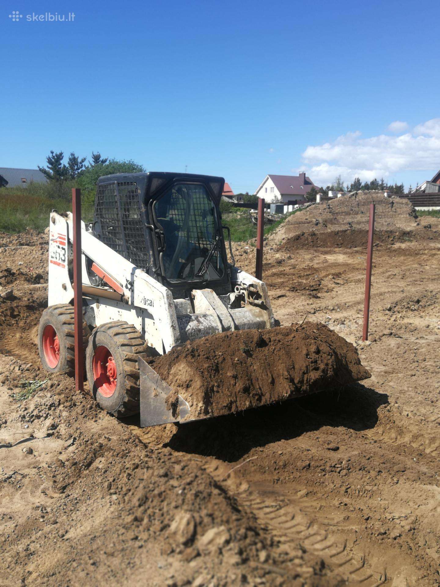 Bobcat E45, statybos transporto nuoma