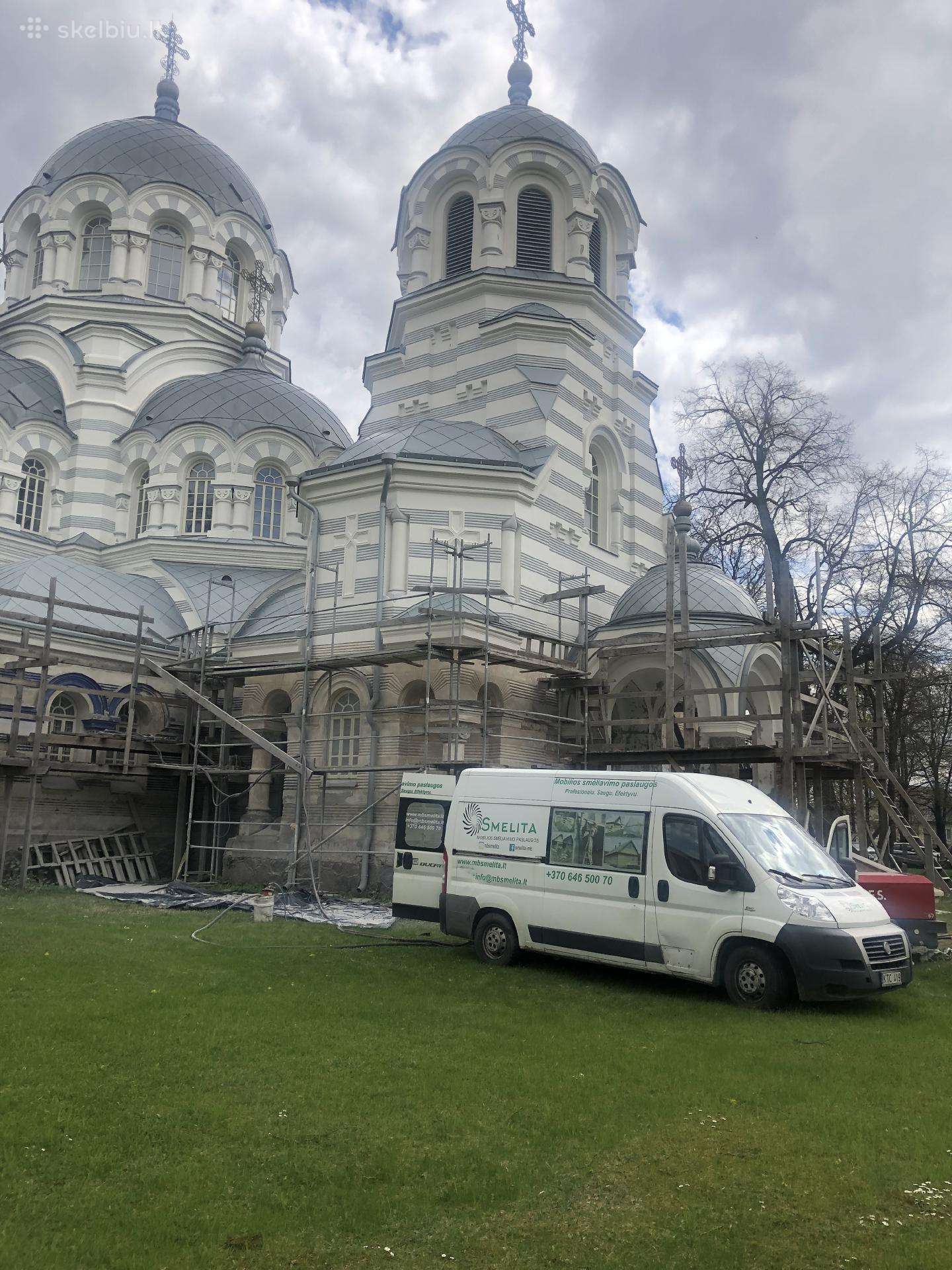 Mobilus smėliavimas visoje Lietuvoje