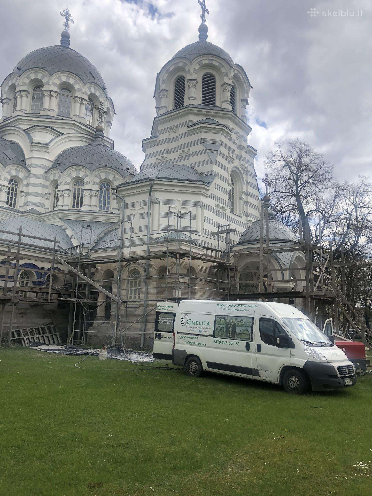 Mobilus smėliavimas visoje Lietuvoje
