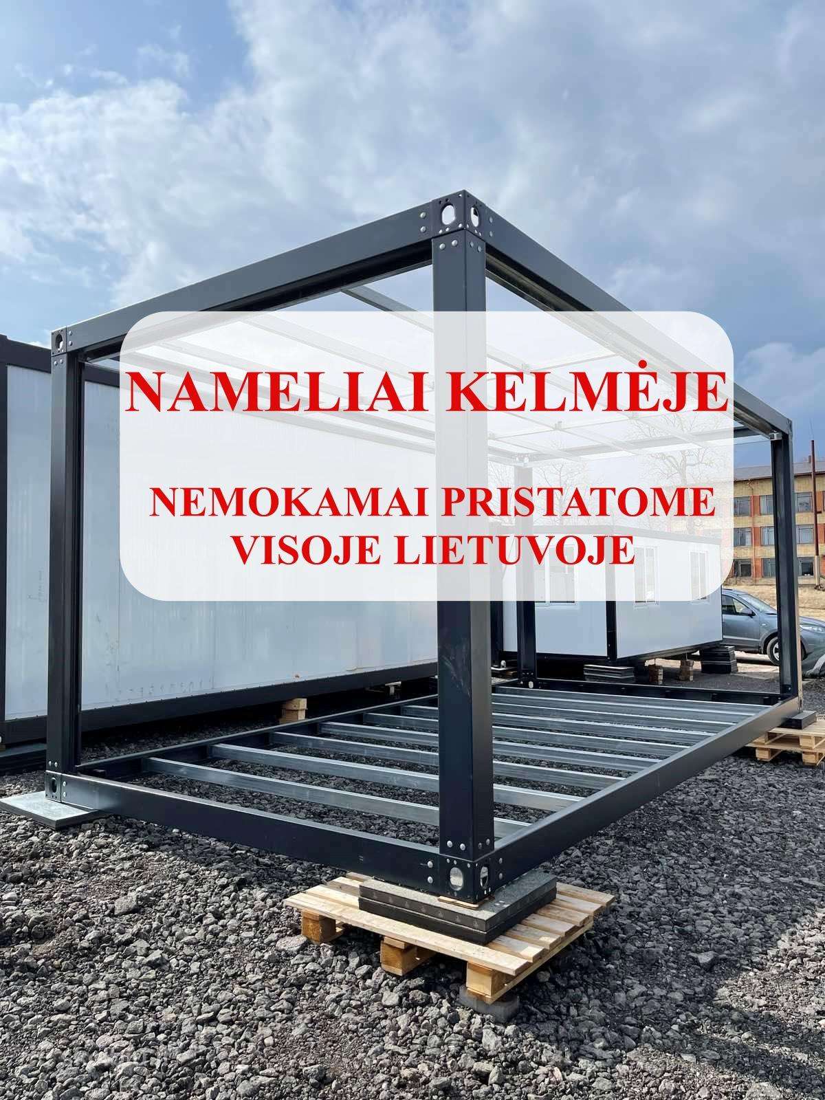 Modulinis namas, namelis, pavėsinė,terasa, rėmai