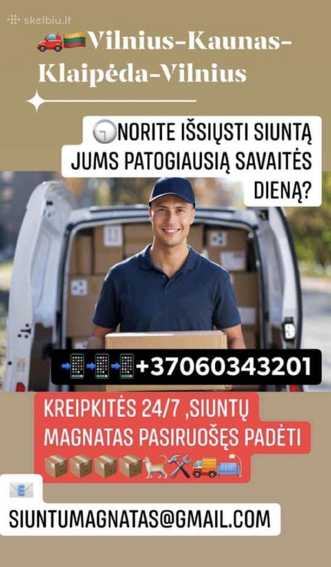 Krovinių pervėžimas Vilnius, Kaunas, Klaipėda