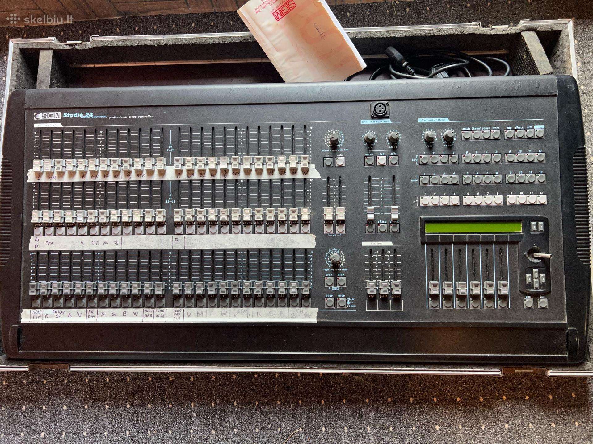Apšvietimo pultas Sgm Studio 24 Scan control