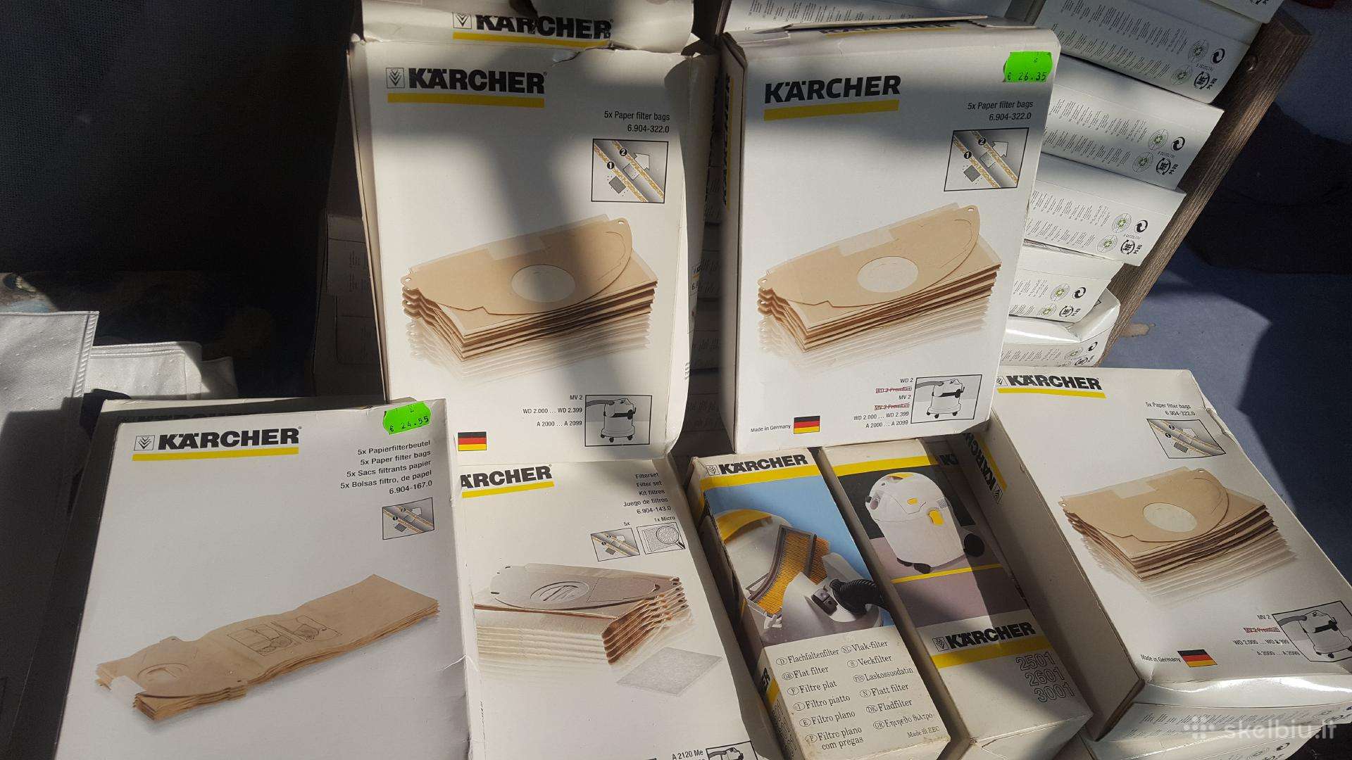 Karcher orginalus dulkiu maišai