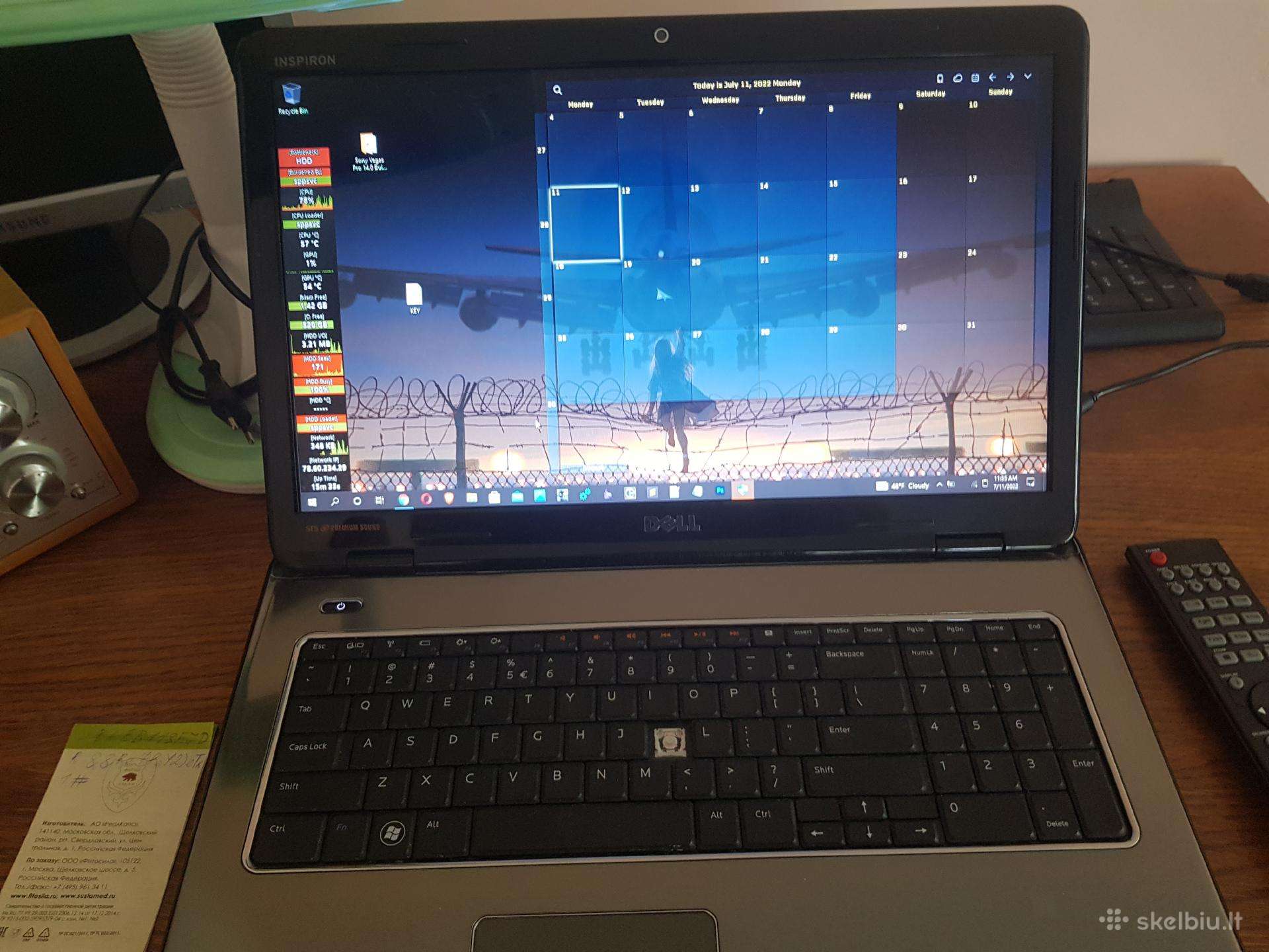 Nešiojamasis kompiuteris Dell Inspiron N7010