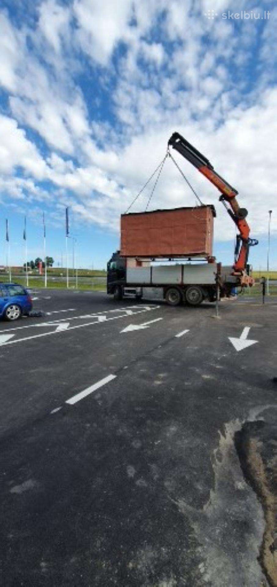 Fiskaras, kranas, nuoma, pervežimai