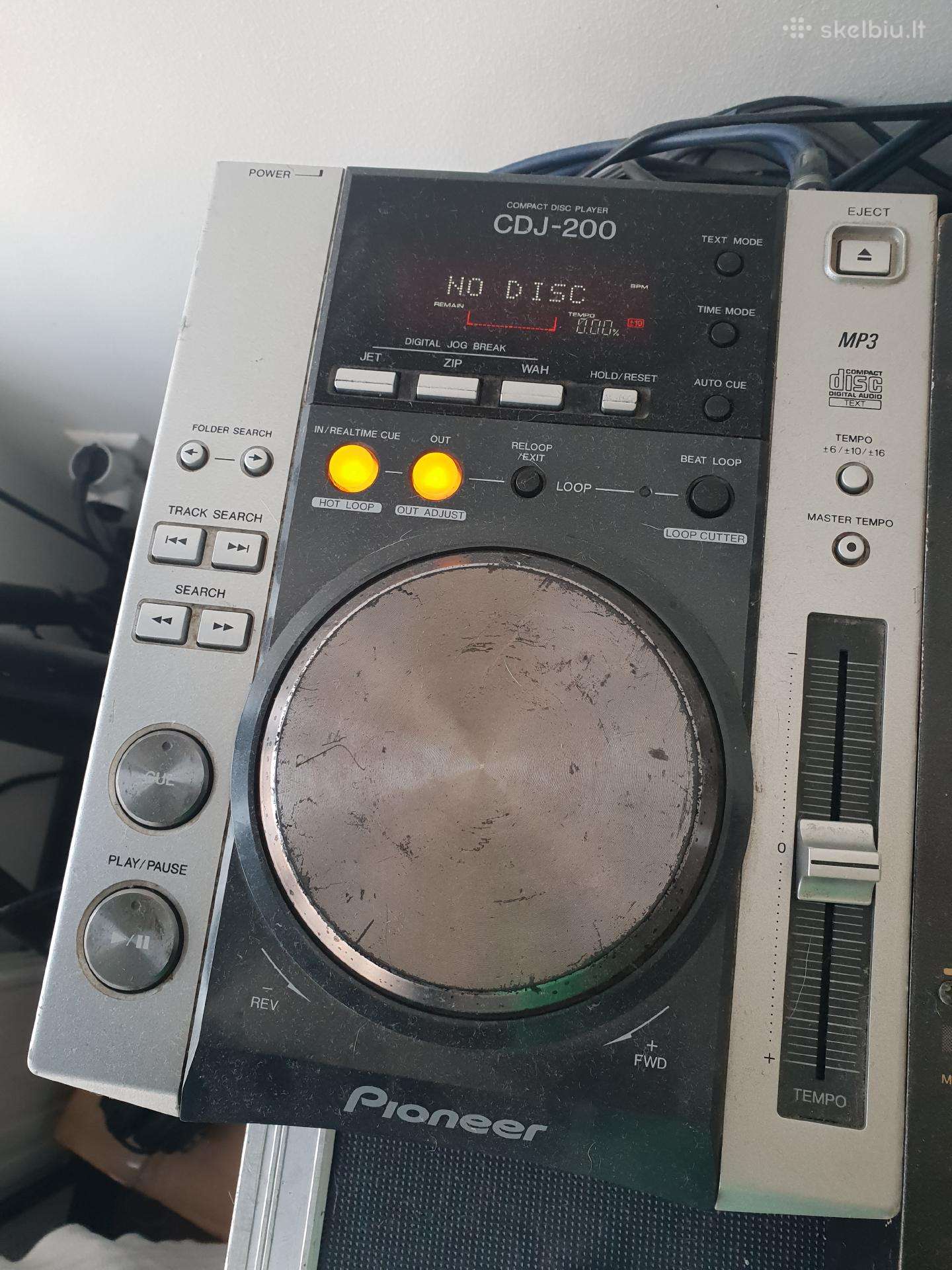 Pioneer cdj 200 2 vnt.