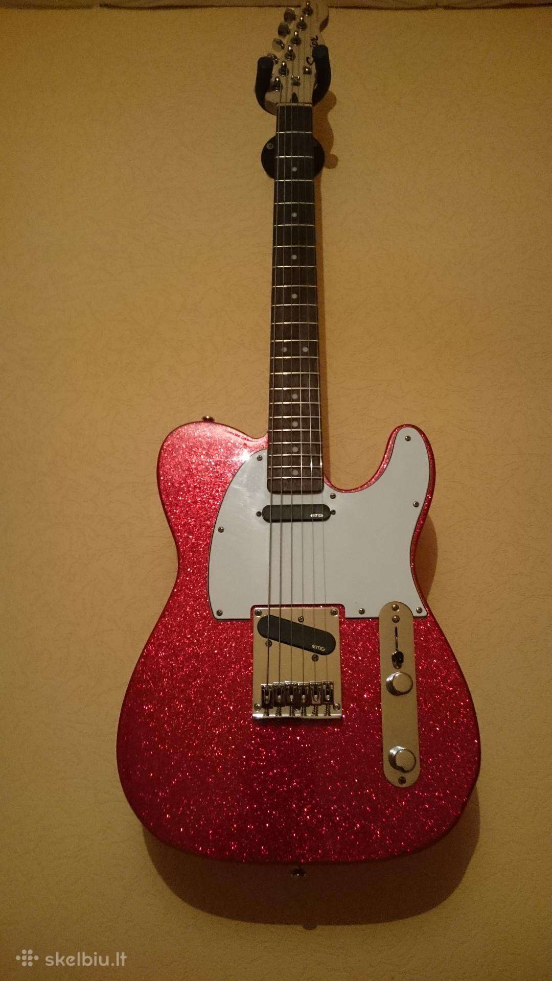 red sparkle squier telecaster