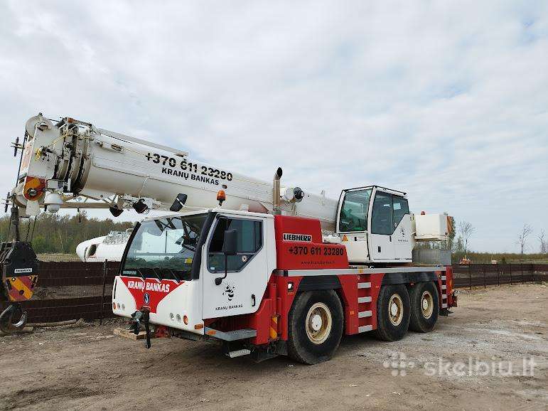 Liebherr LTM1045, sand. ir krovimo technikos nuoma