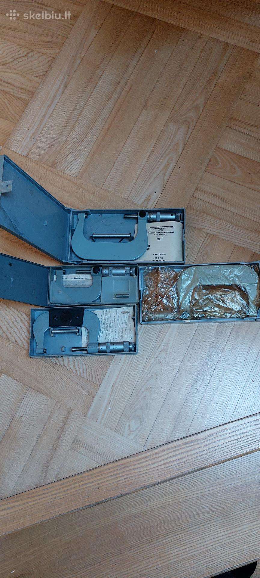 Mikrometrai 25-50, 50-75, 75-100 mm .