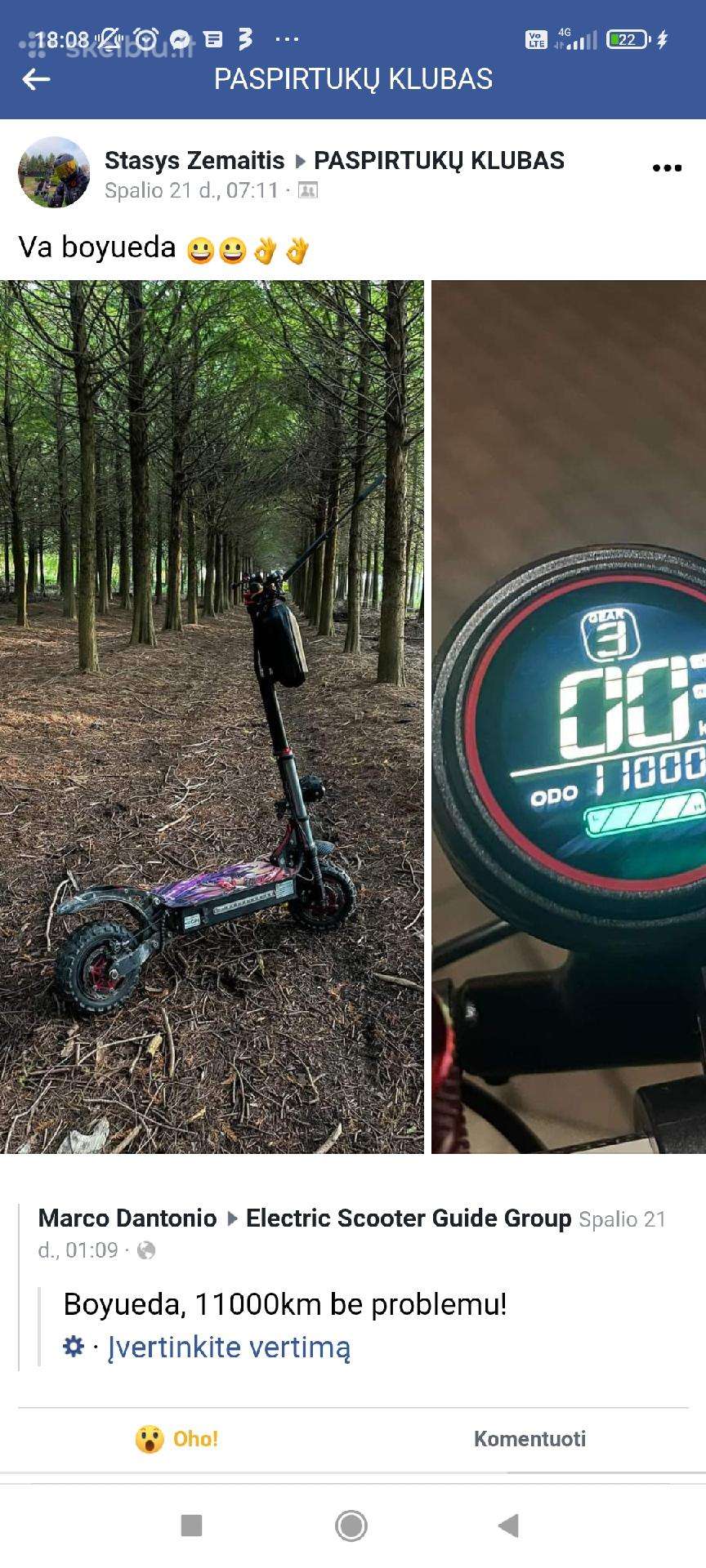 Electric scooter Bogist