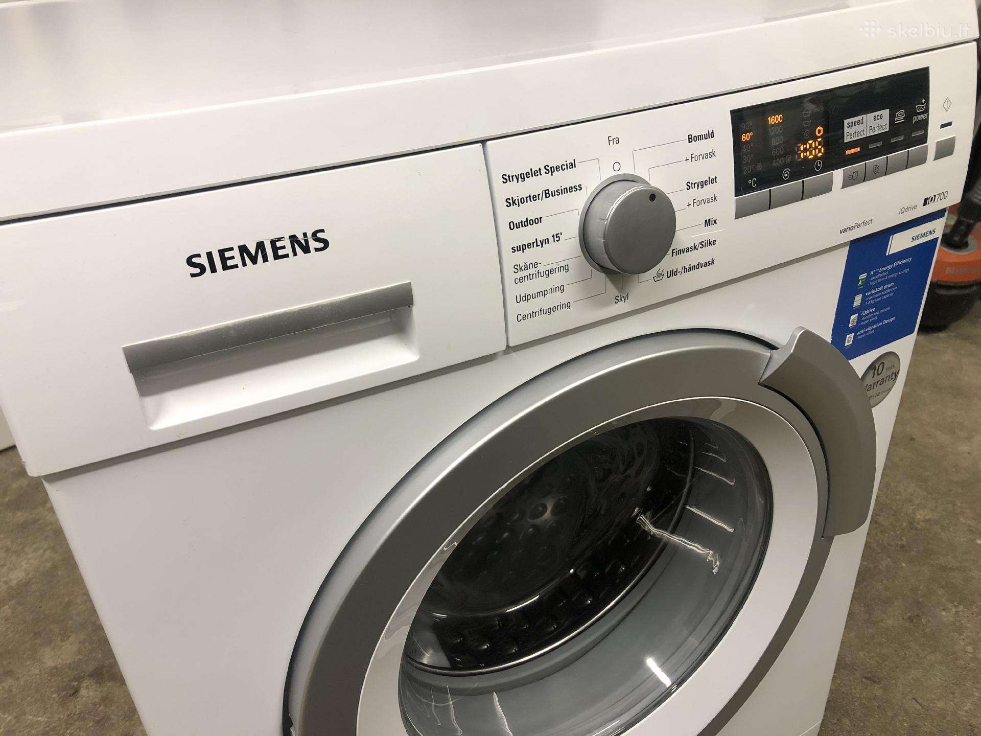 Siemens 8 kg., A+++