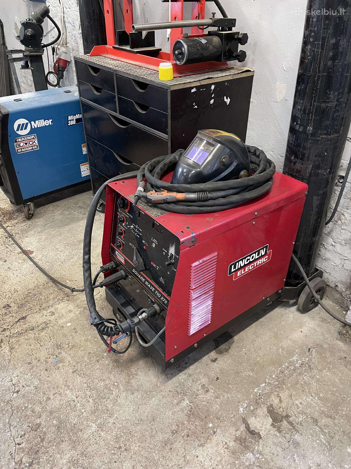 Lincoln tig ac/dc tig 275 suvirinimo aparatas