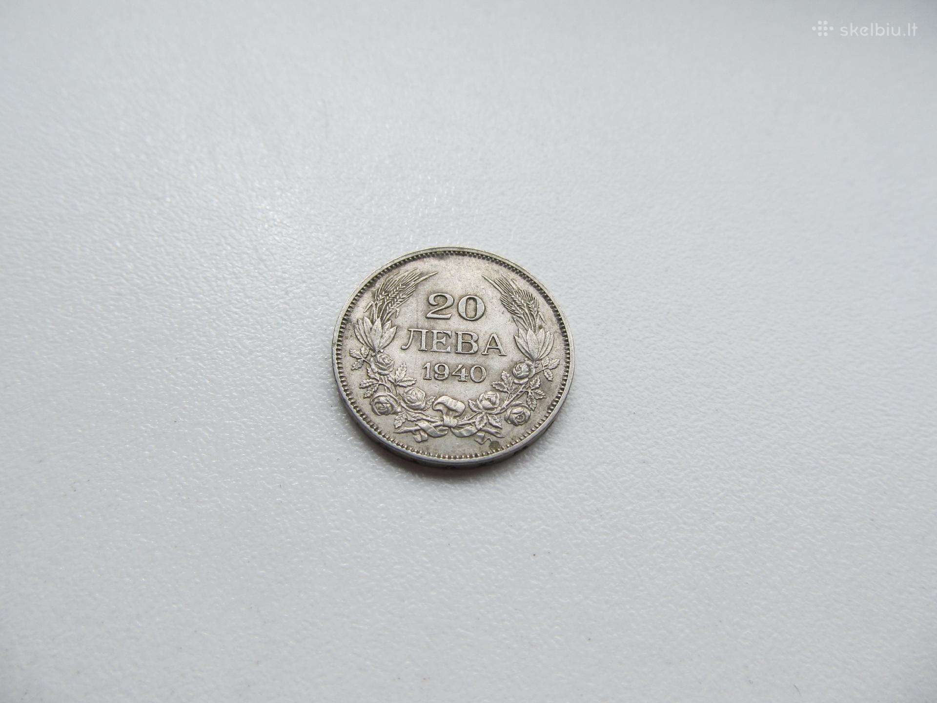 20 levu , Bulgarija , 1940