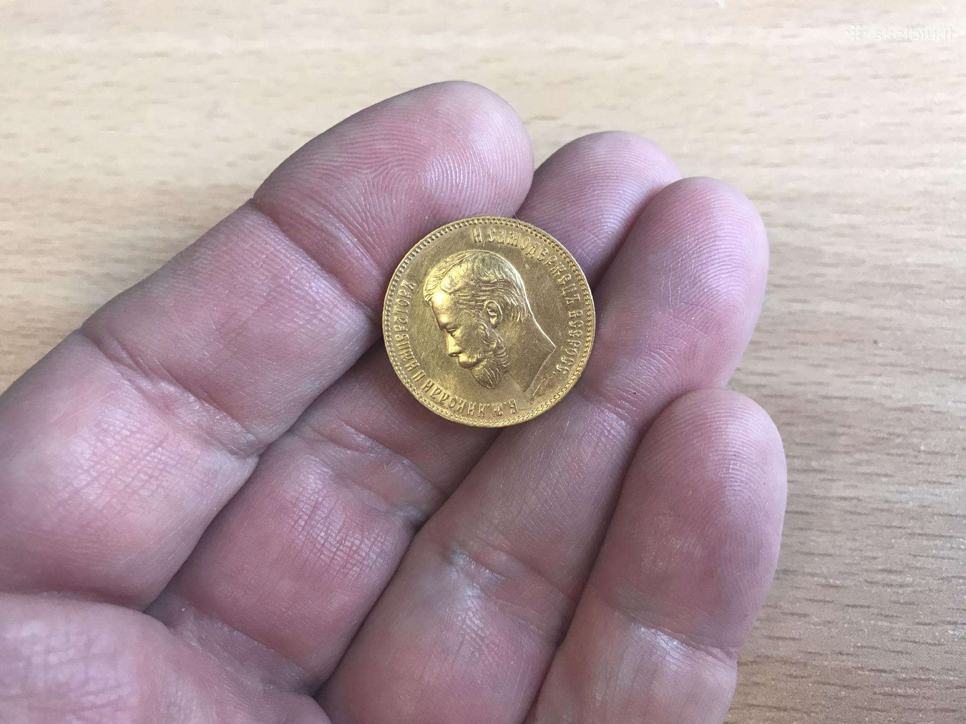 Perku auksines sidabrines monetas