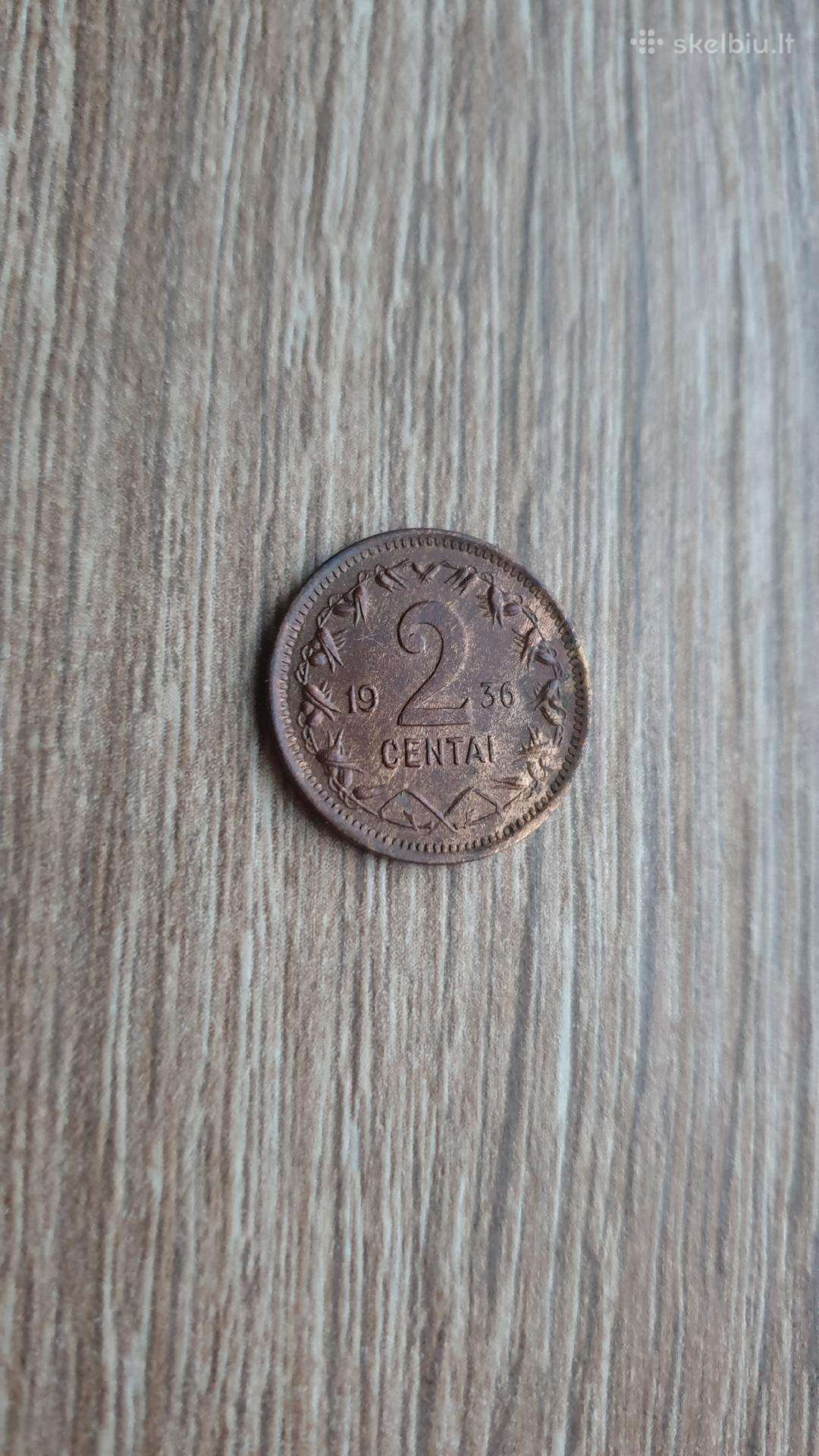 1936 metų 2 centai