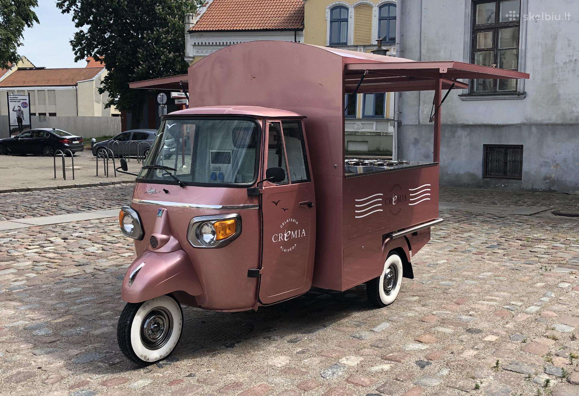 Food truck / Piagio Ape / ledų vagonėlis