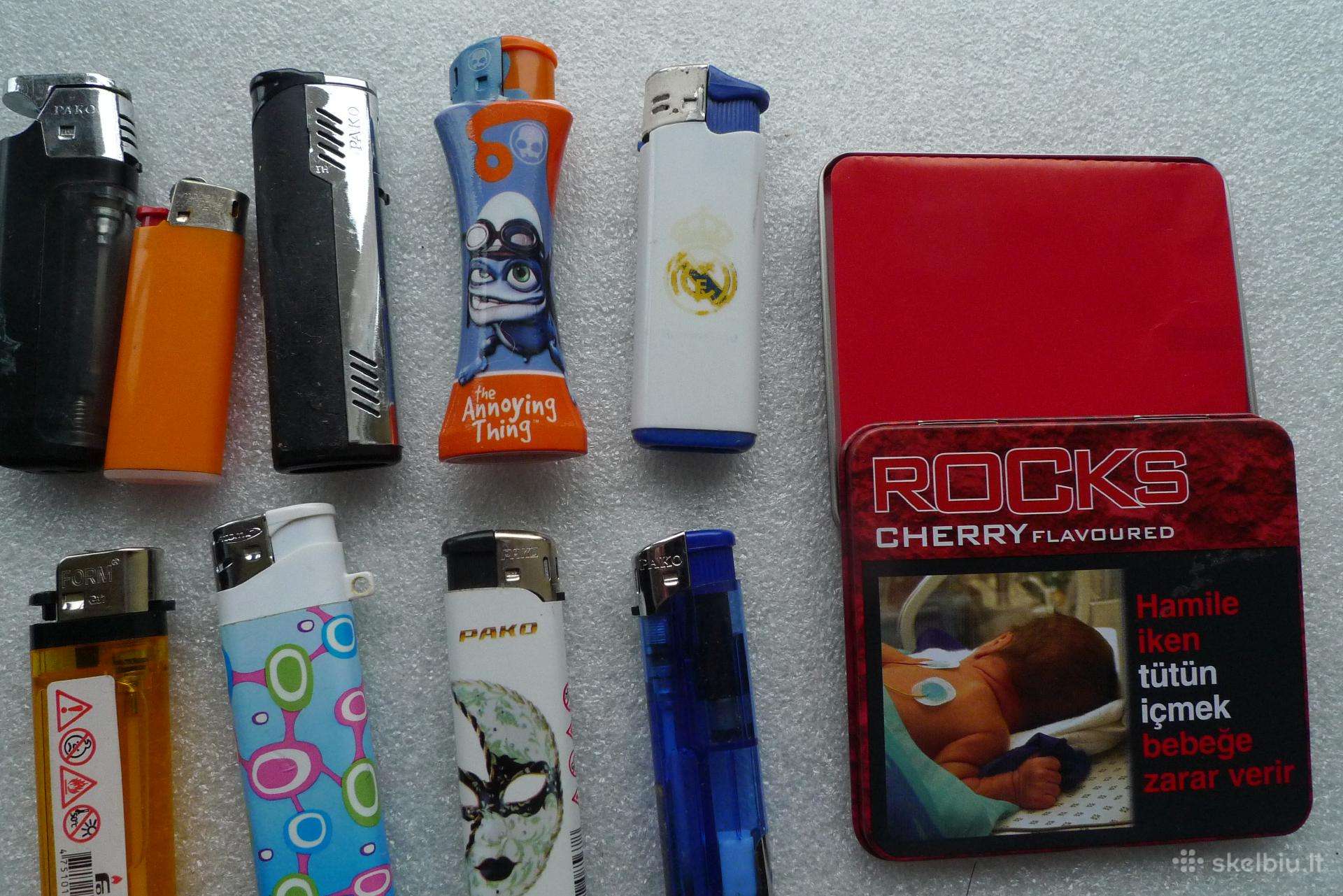 Ziebtuveliai ir cigarams deklas viskas uz 6 Eur.