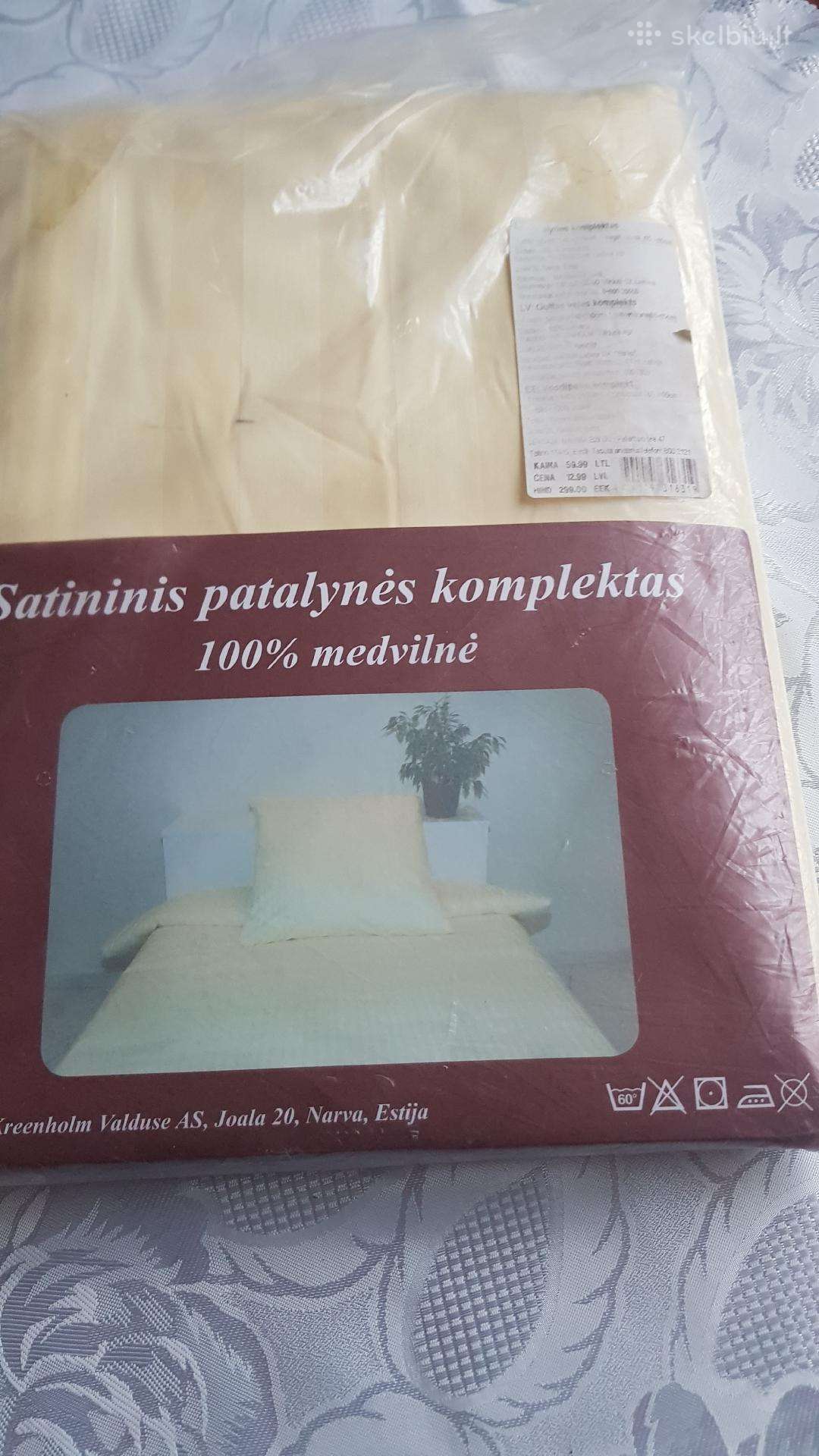 Satino patalynės komplektas