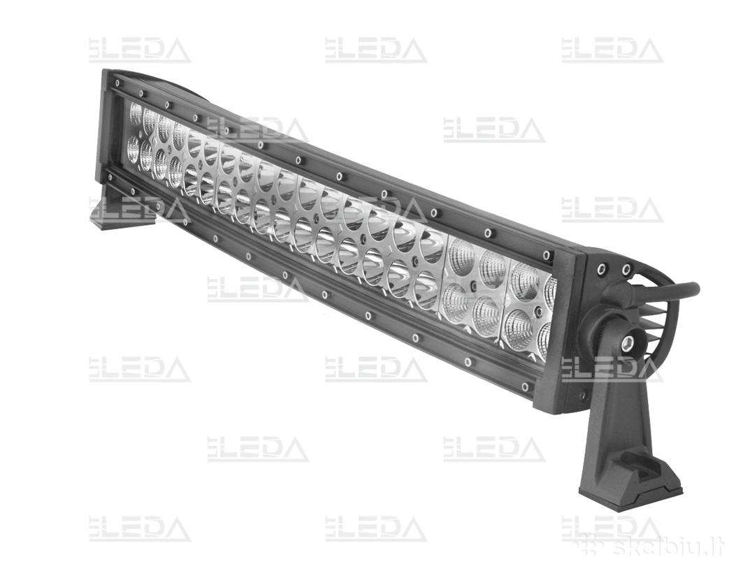 LED Bar lenktas žibintas, 120w (l=62,5 cm/combo)