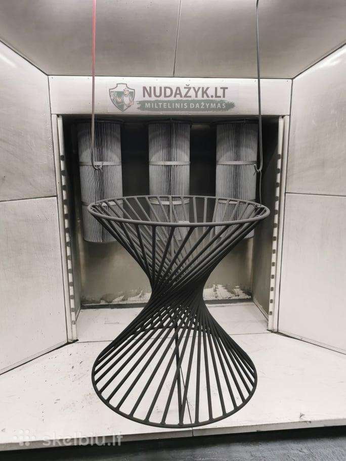 Miltelinis dažymas, smėliavimas Vilniuje